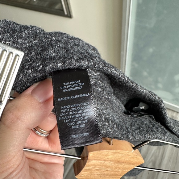 Express Charcoal Pencil Skirt - Picture 7 of 9